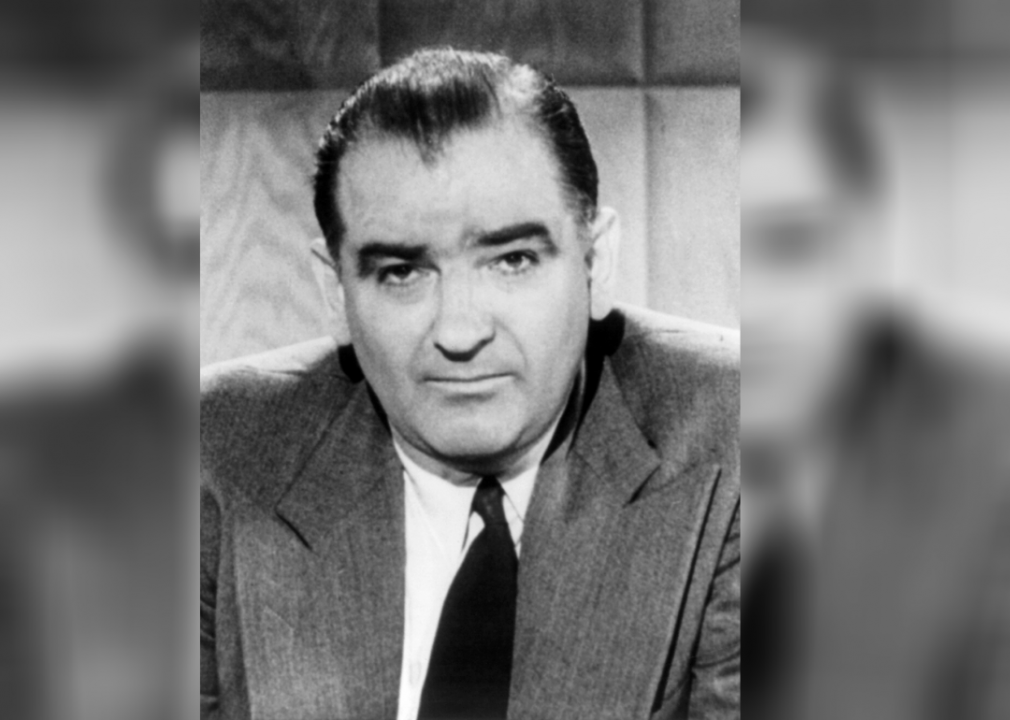 1950: Senator Joseph McCarthy introduces McCarthyism